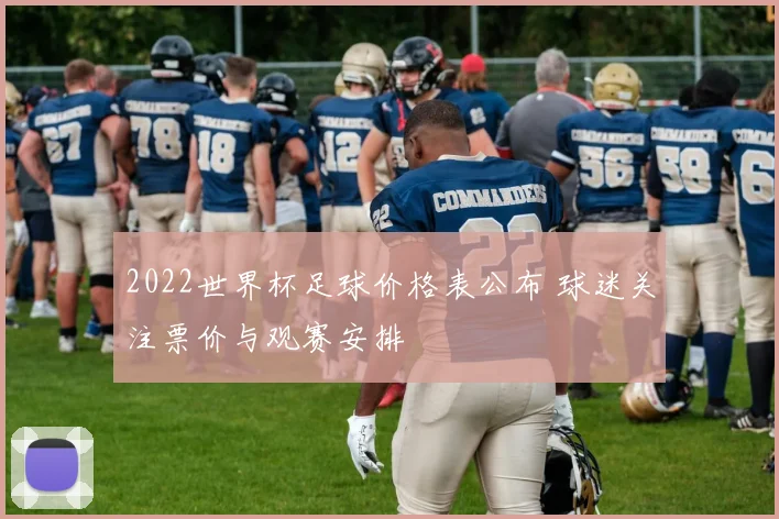 2022世界杯足球价格表公布 球迷关注票价与观赛安排