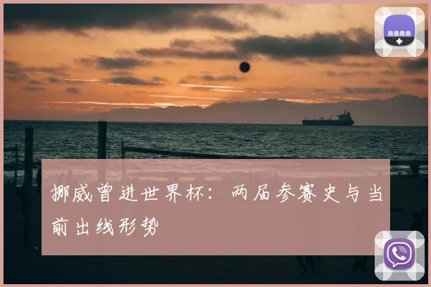 挪威曾进世界杯：两届参赛史与当前出线形势